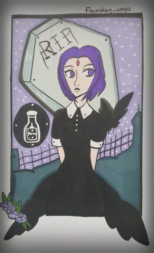 Teen Titans Raven as Wednesday Addams | Cartoon Amino