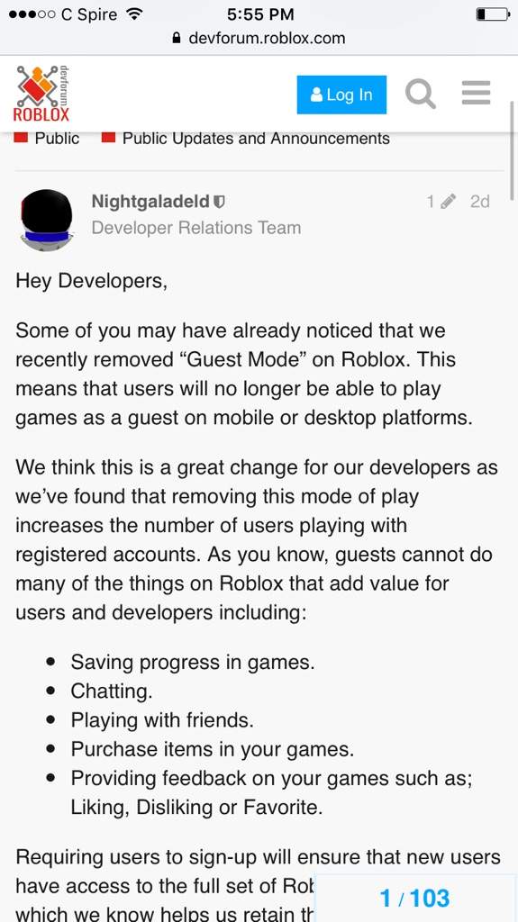 Roblox Devforum Sign Up