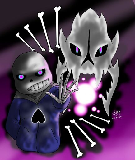 FEAR - Glitchtale Sans (Art By Silence) | Undertale Amino