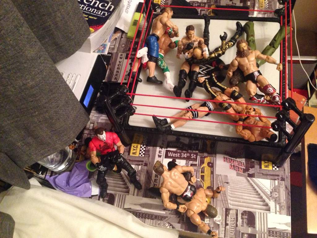 wwe figure set up