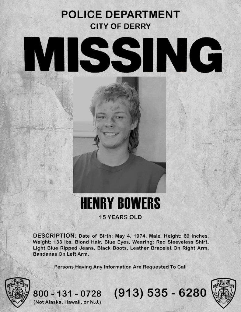 Creepy Missing Poster