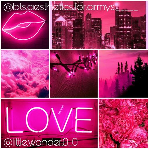 Collage Neon Hot Pink Aesthetic - Goimages Nu