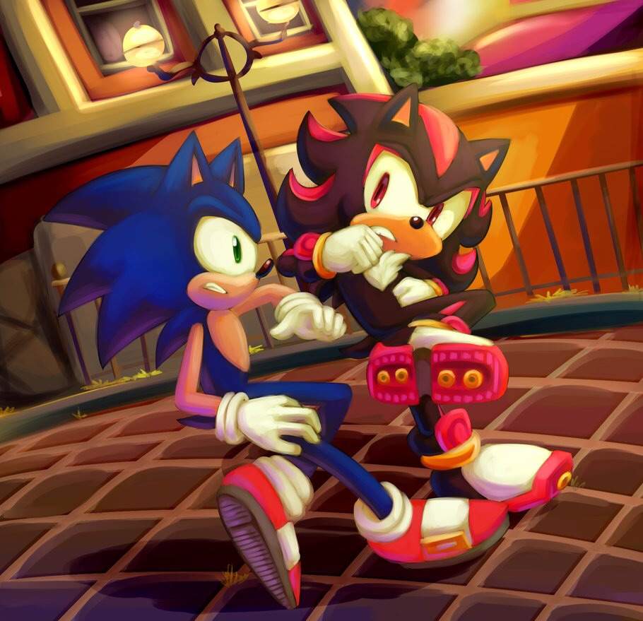 Sonic Vs Shadow | Sonic the Hedgehog! Amino