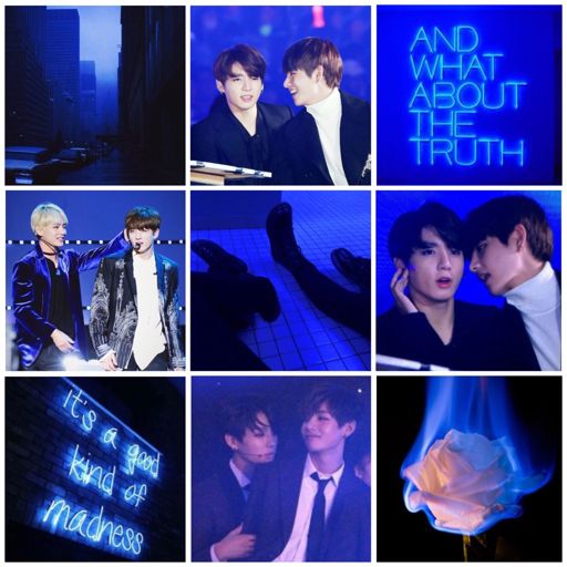 Blue Taekook Aesthetic | ARMY Aesthetics ♛ Amino