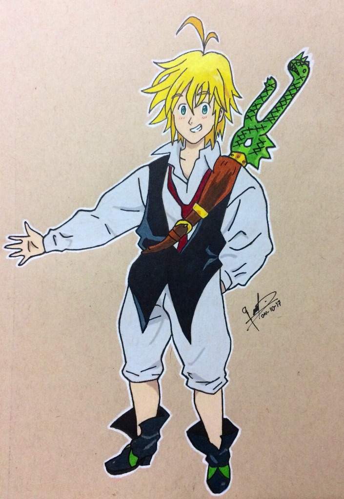 Meliodas El Dragon De La Ira!! 