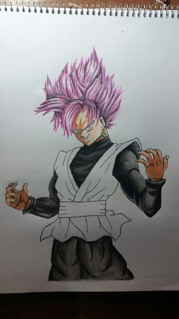 DIBUJO DE BLACK GOKU | Dibujos de Dragon Ball. Amino