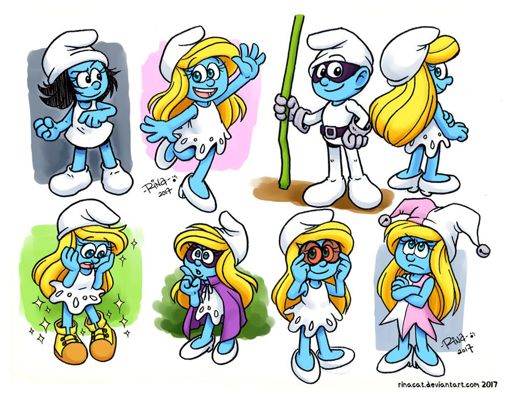 Smurfs: Some lost village doodles compilation | Smurfy Amino