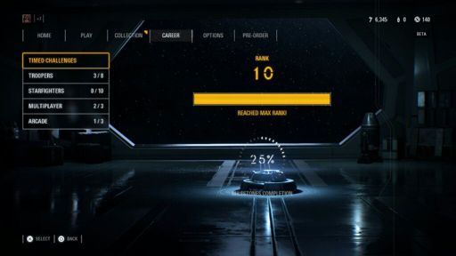 star wars battlefront max rank