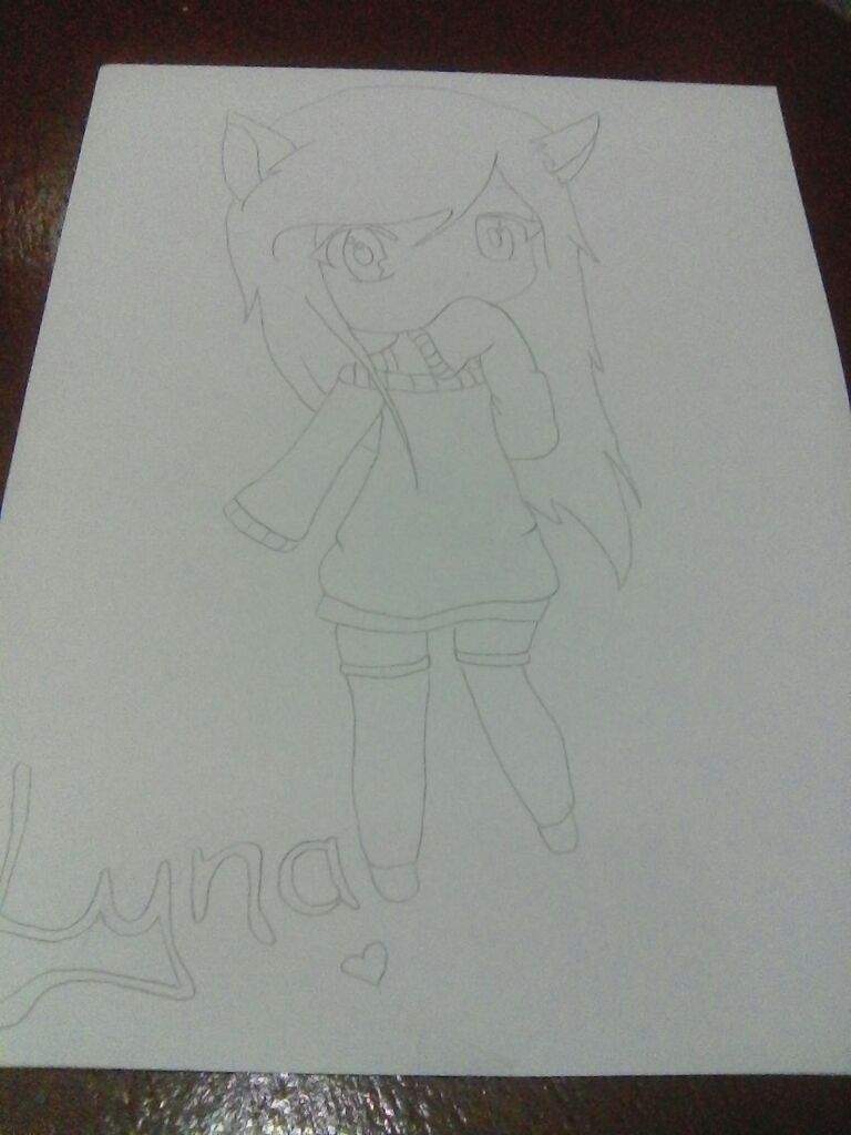 Dibujo De Lyna | 💜Lyna Vallejos💜 Amino