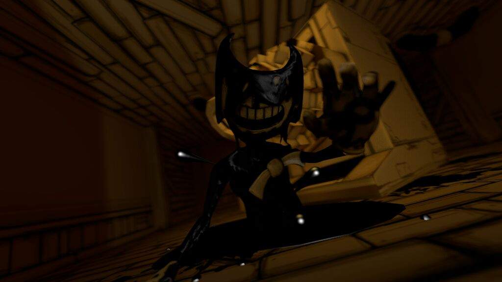 SFM Poster: Beware The Ink Demon | Bendy and the Ink Machine Amino