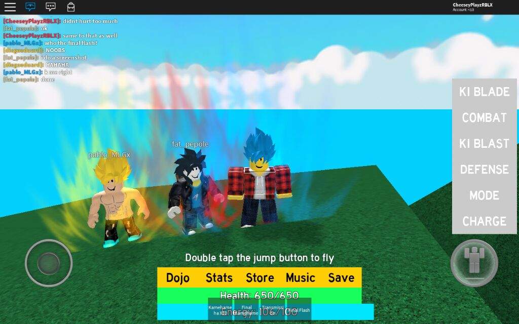 Training With Some Friends On Roblox Db Rage Dragonballz Amino - how to charge on dragon ball z online roblox