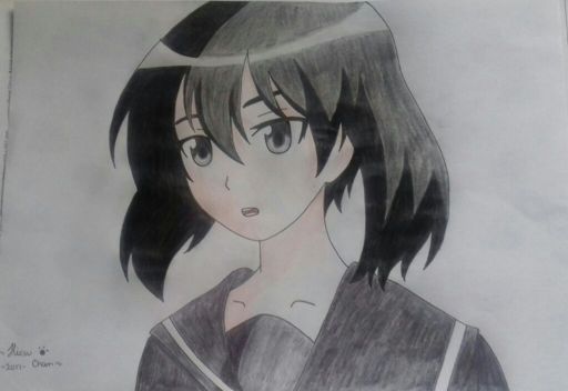 Dibujo de Kurome. Akame Ga Kill | Arte Y Retos Diarios Amino