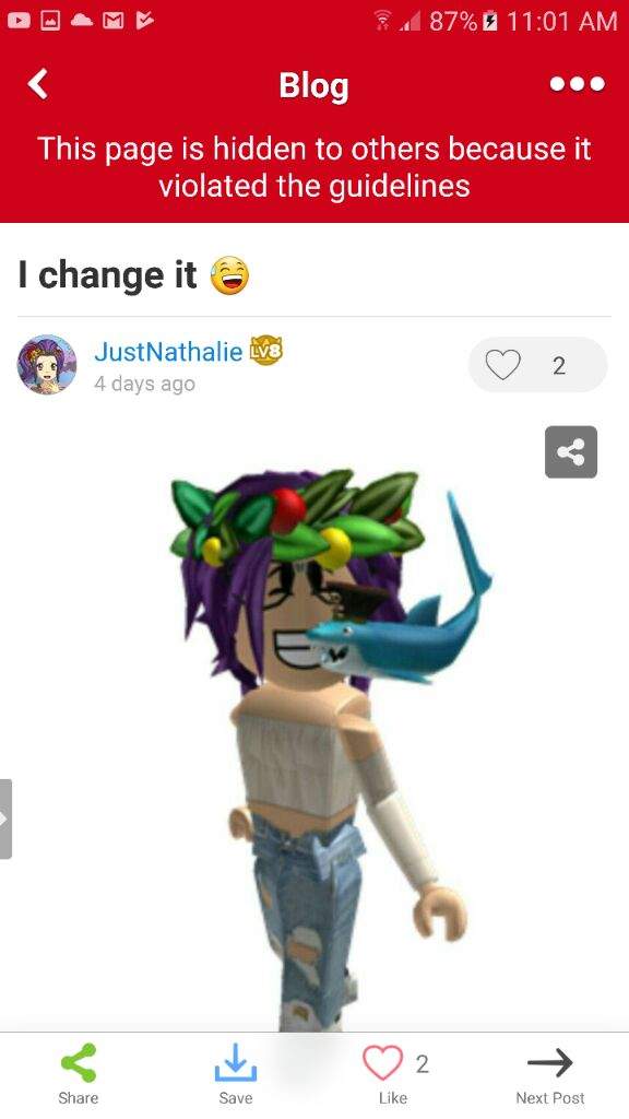 What S Wrong Roblox Amino - why is all my posts being hidden roblox amino