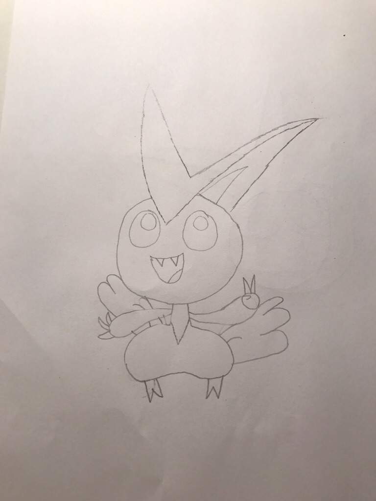 Victini drawing | Pokémon Amino