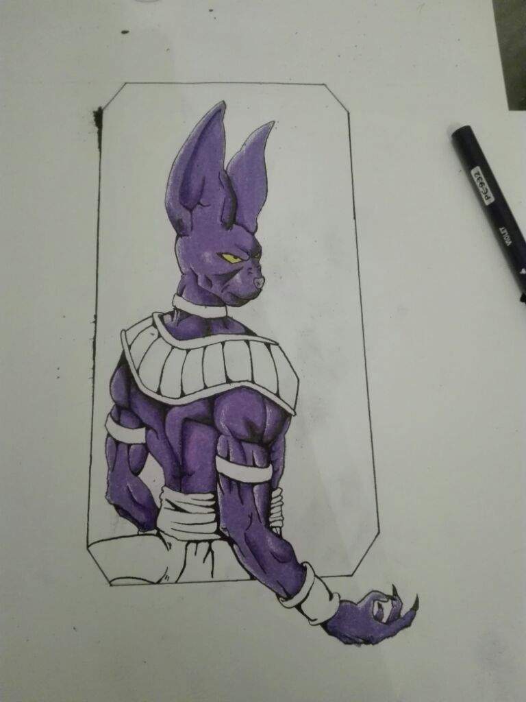 Beerus Drawing!! 