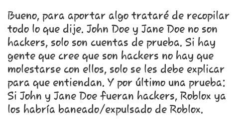John Doe Wiki Roblox Amino En Español Amino - john doe and jane doe is not a hacker roblox amino