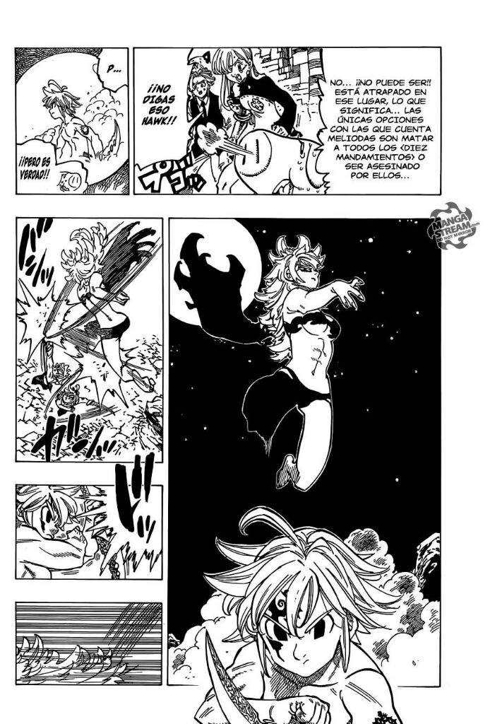 Nanatsu no Taizai, Capítulo 174 Meliodas vs los 10