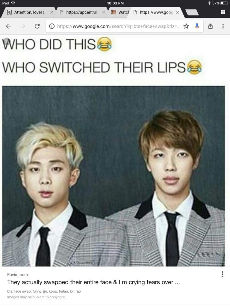 Creppy But Funny Bts Face Swaps Or ARMYs Amino