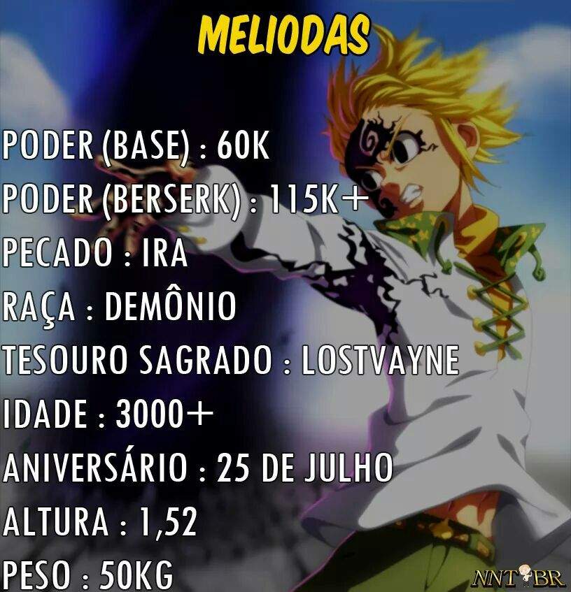 Todo o poder de meliodas Nanatsu No Taizai°™ Amino