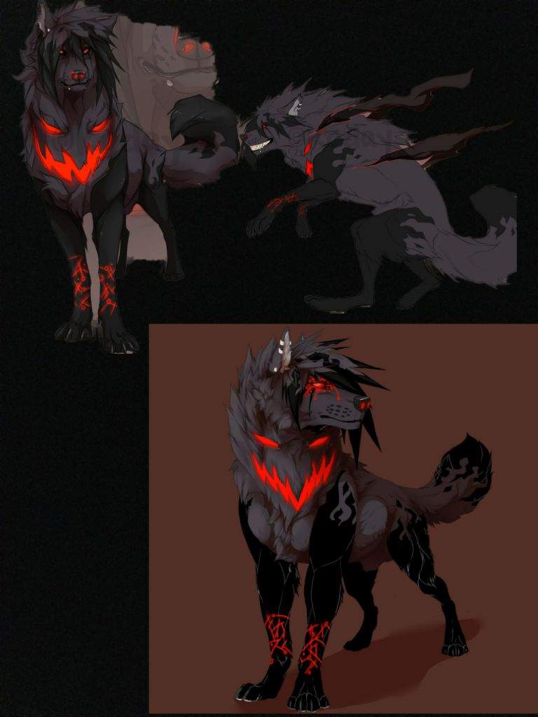 different ghost wolf forms