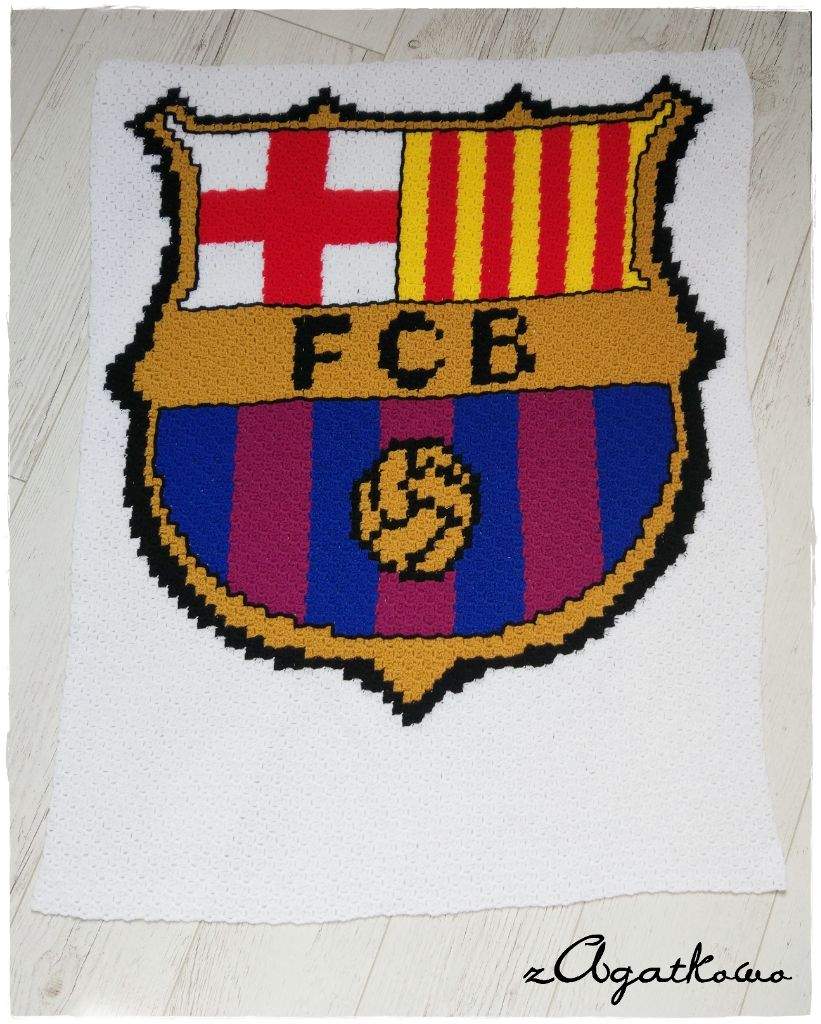 Fc Barcelona Baby Blanket