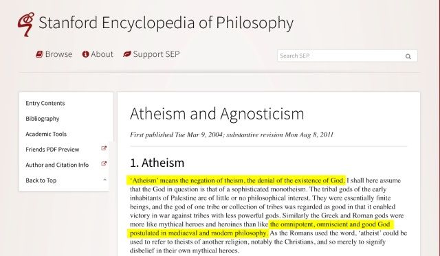 Stanford Encyclopedia Of Philosophy | Wiki | Philosophy Amino Amino