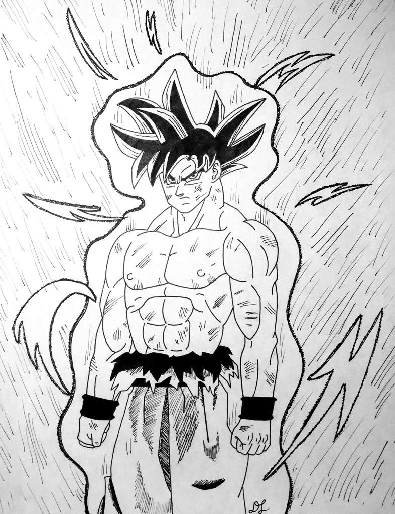 Download Ultra Instinct Goku Manga Style | DragonBallZ Amino