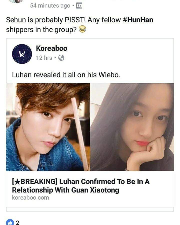 Luhan Has A Girlfriend I M Full On Supportive Tho Exo 엑소 Amino