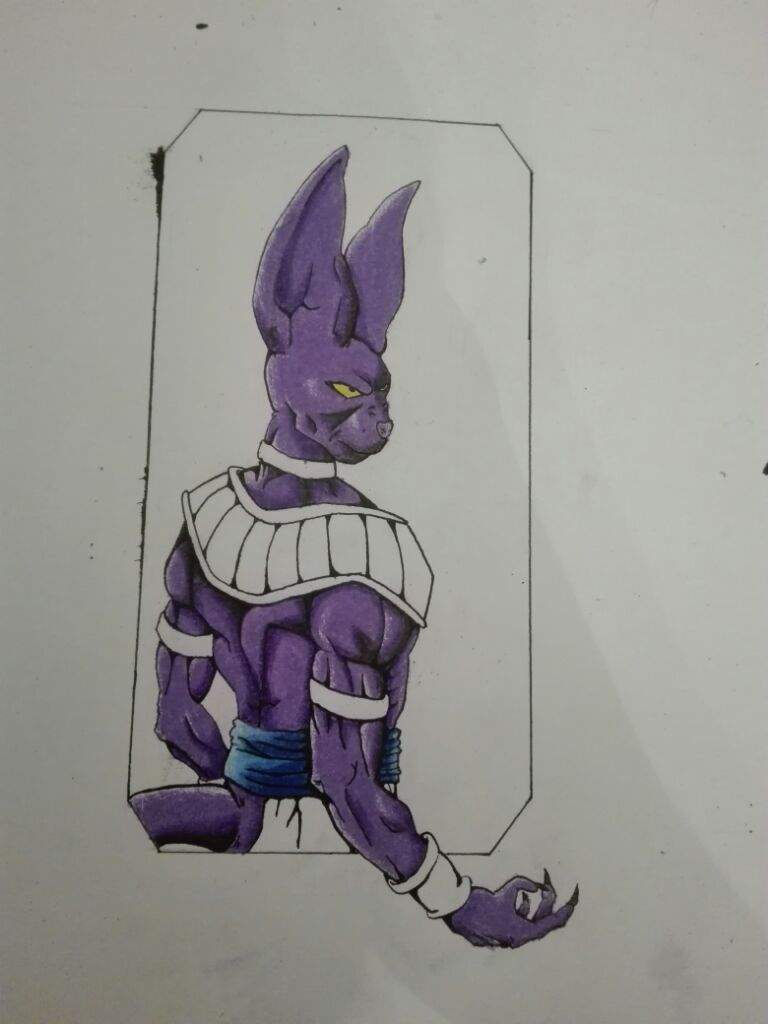 Beerus drawing!! | DragonBallZ Amino