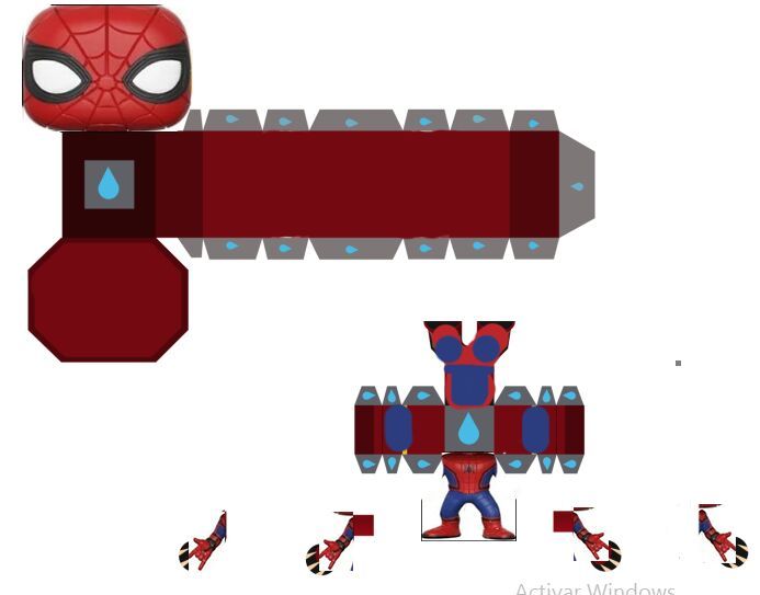 Spider Man Papercraft Toy Free Printable Papercraft Templates Vlrengbr 