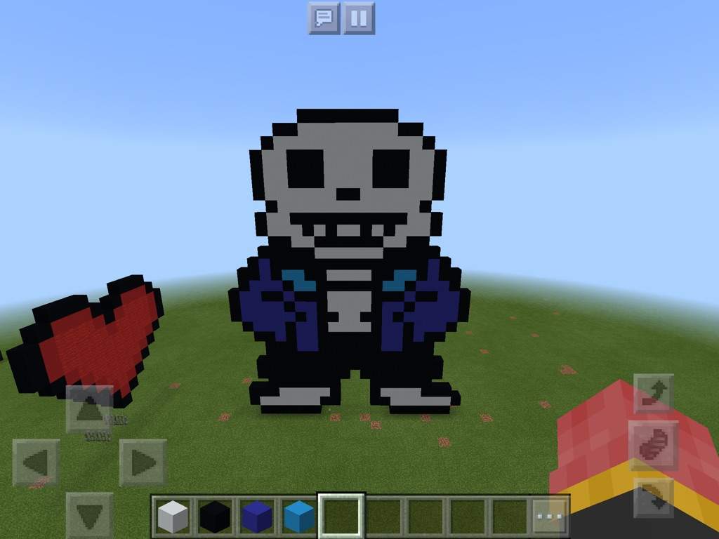 Minecraft Sans Pixel Art Tutorial Grid Minecraft Pixel Art Coloured Sans By Edstravagantart On