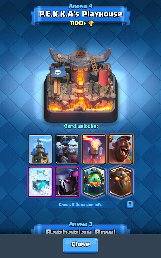 clash royale arena 4 cards