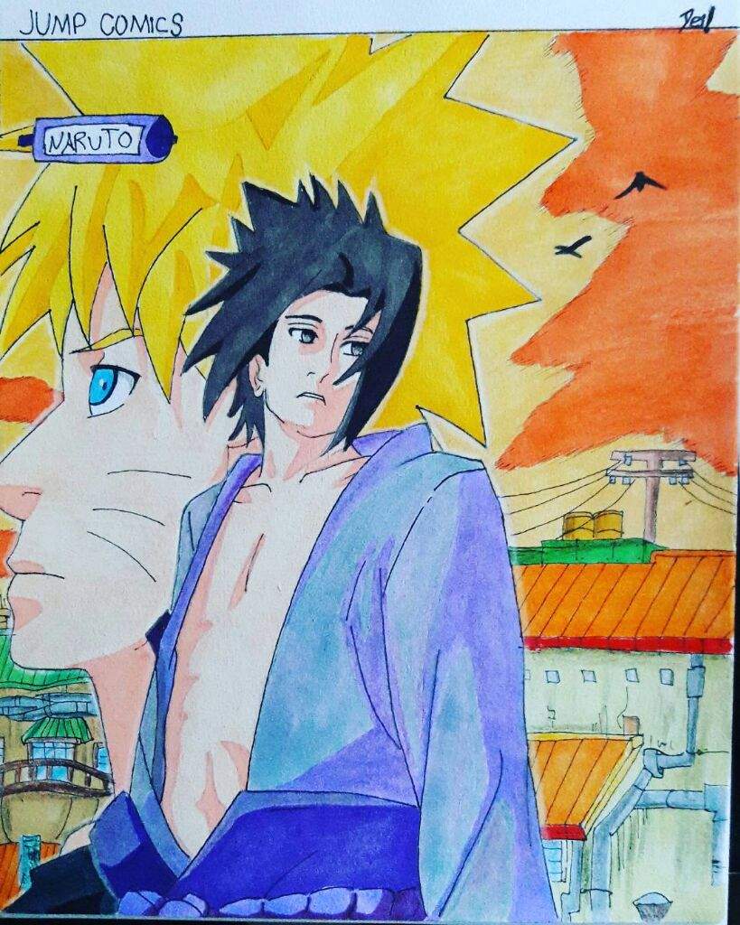 Naruto y sasuke portada del manga #37 | •Arte Amino• Amino