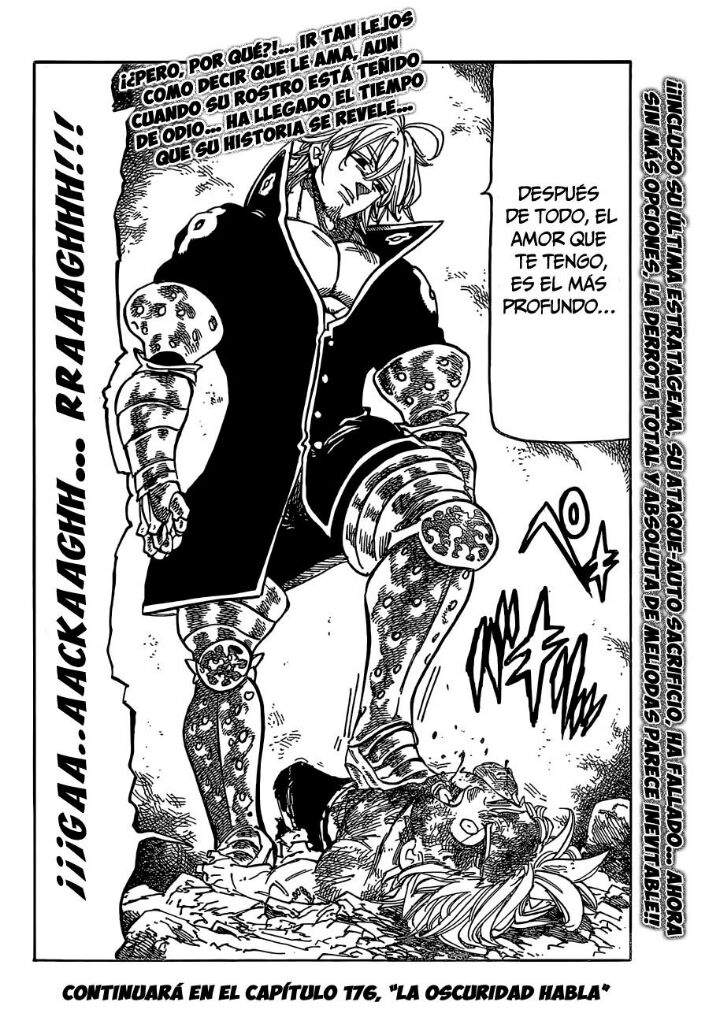 Nanatsu no Taizai, Capítulo 175 A mi querido Meliodas