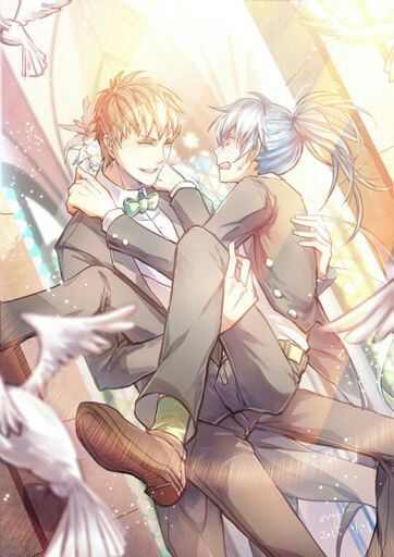 dramatical murder noiz x aoba yaoi