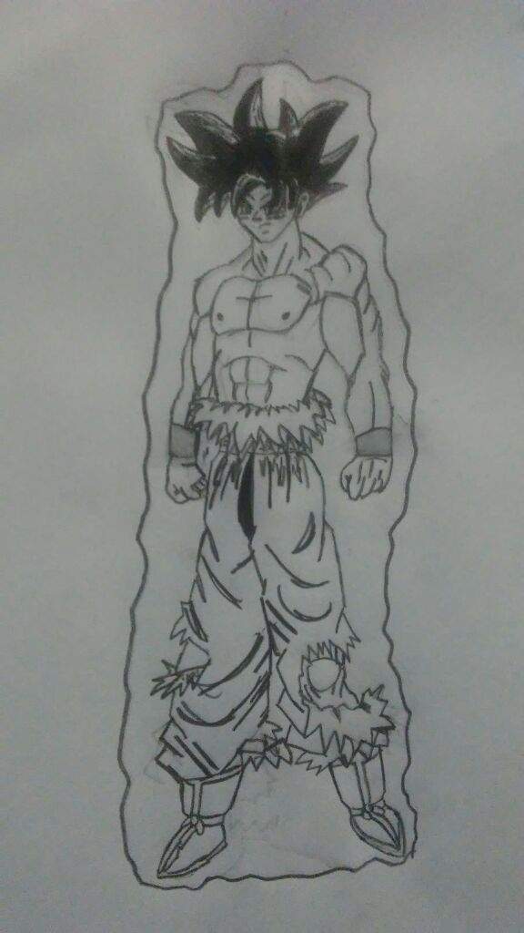 Ultra Instinct Goku Drawing Dragonballz Amino