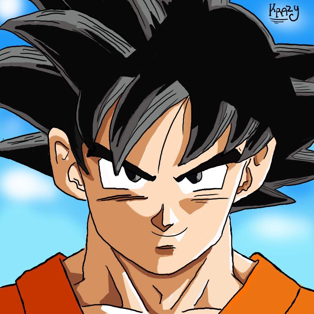 Goku - Photoshop Drawing | DragonBallZ Amino