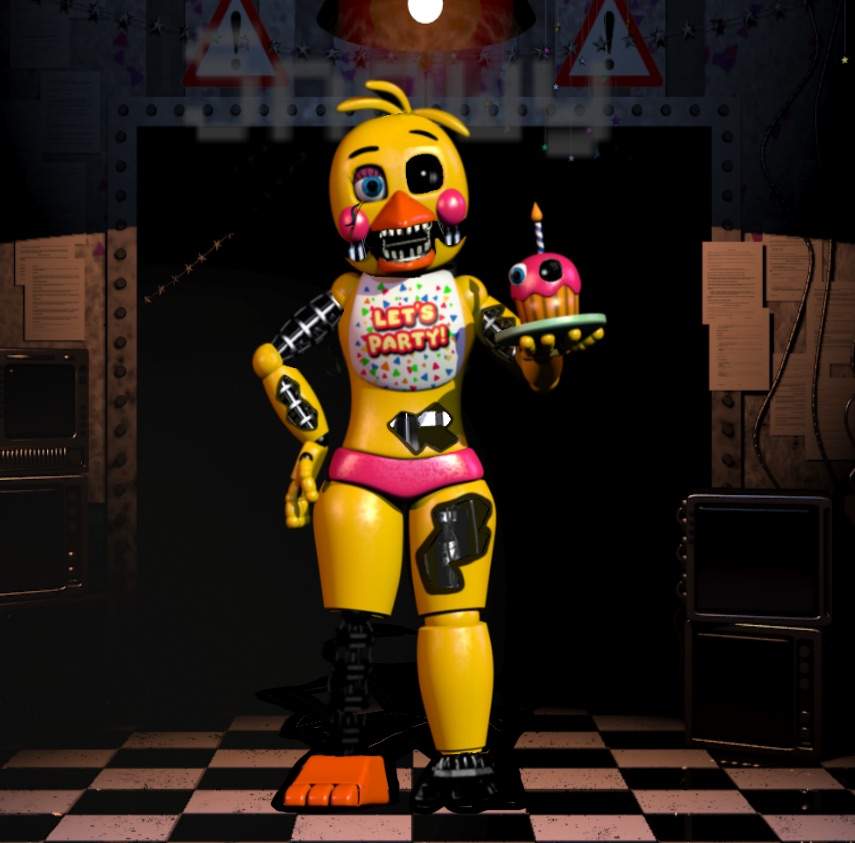 My first edit Withered/Broken Toy Chica.