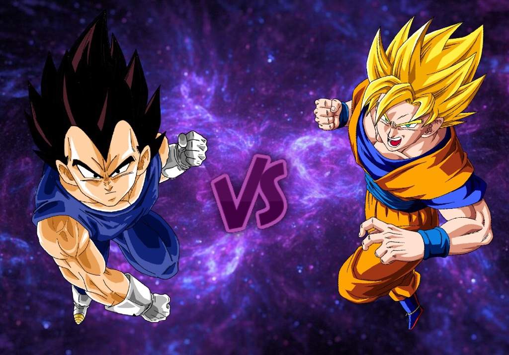 MSSJ Goku (Cell Games) vs Base Vegeta (End Of Buu Arc) | DragonBallZ Amino