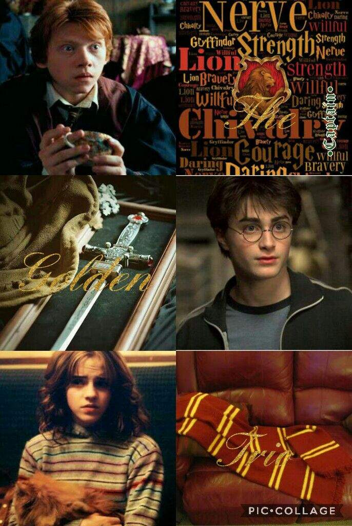 Golden Trio Collages | Harry Potter Amino