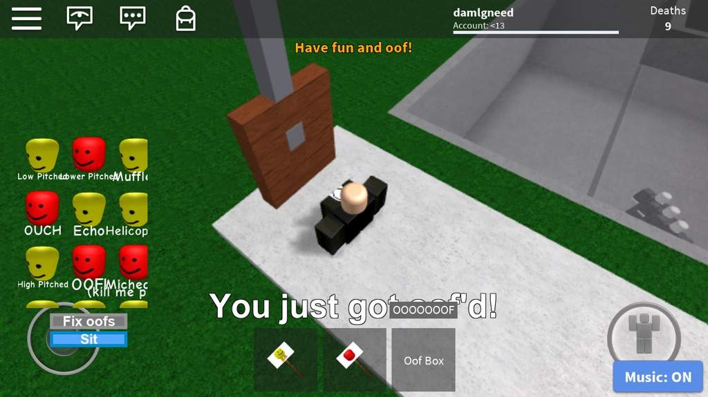 Playing Oof Roblox Amino - roblox players that say oof roblox