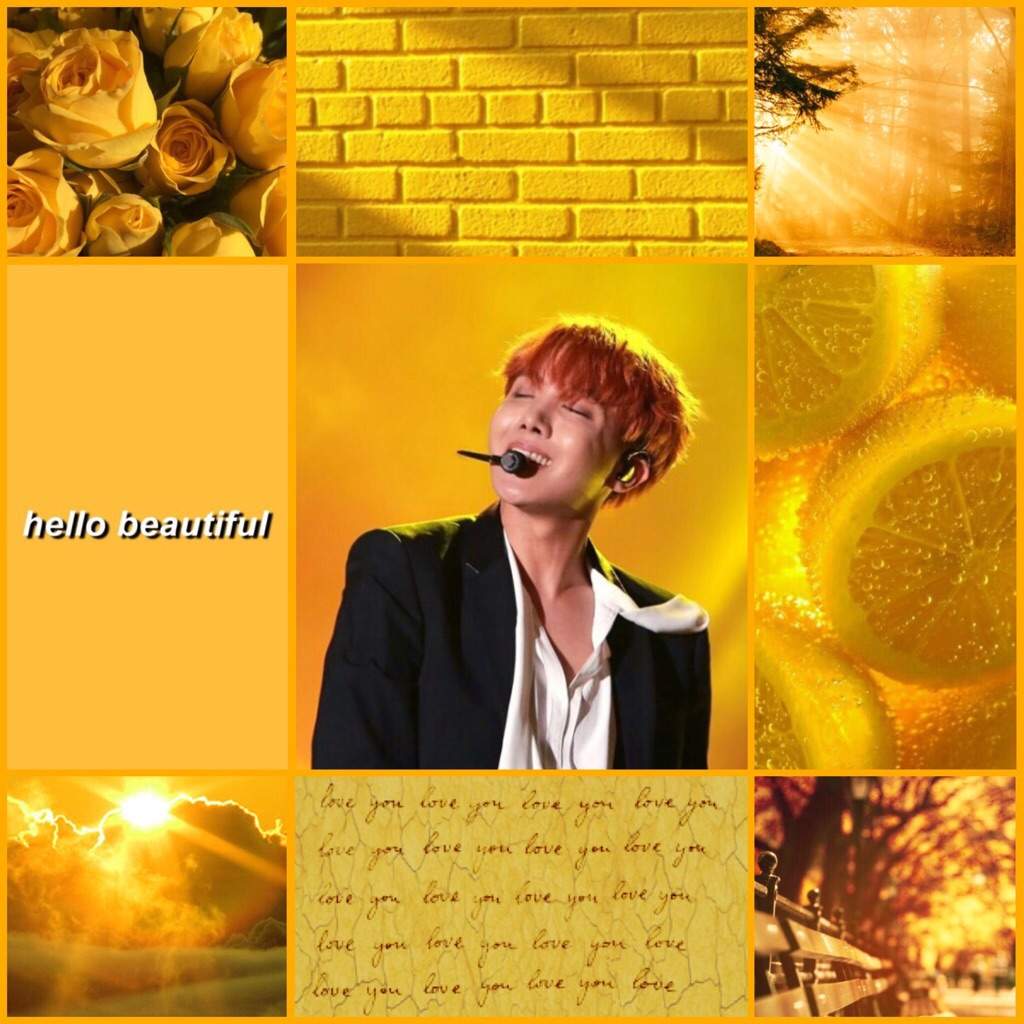 Hobi Color Aesthetic Yellow Armys Amino