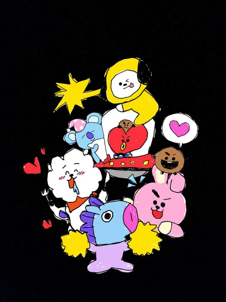 BT21 WALLPAPER.