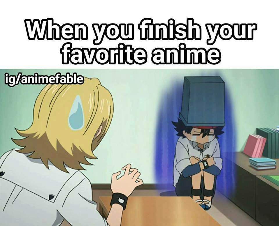 When you finish your favorite anime | Anime Amino