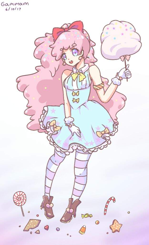 Cotton Candy Girl | Art Amino