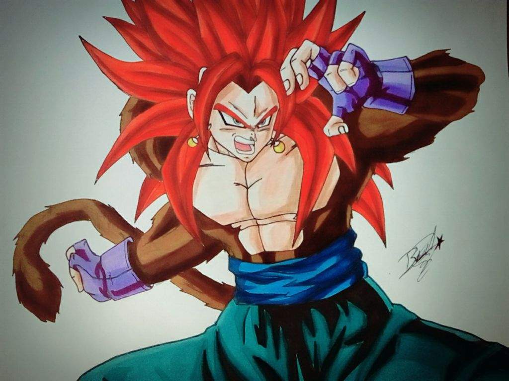 Dibujo De Vegetto Ssj4 Arte Anime Amino Amino