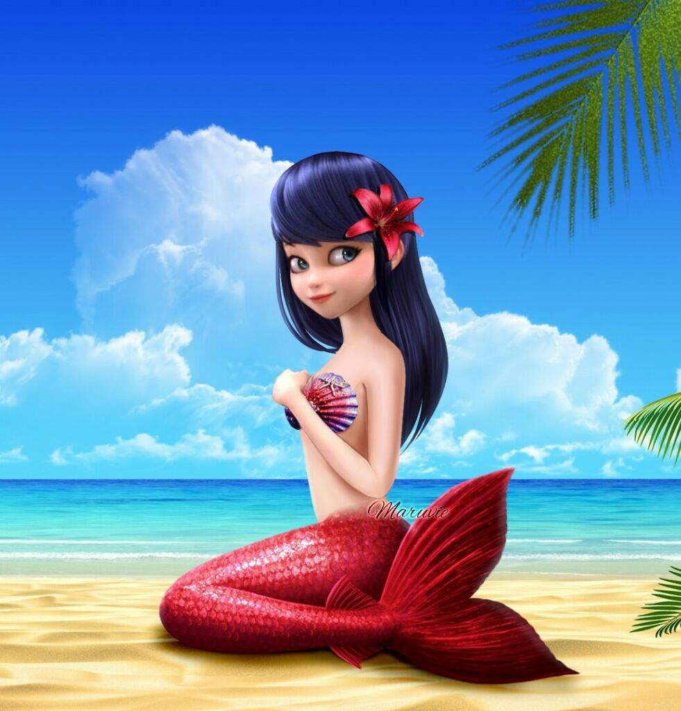 Mermaid Marinette.