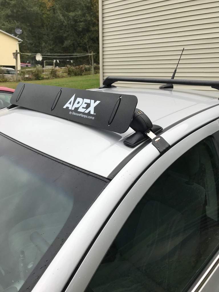 Roof rack fairing installed! | Garage Amino