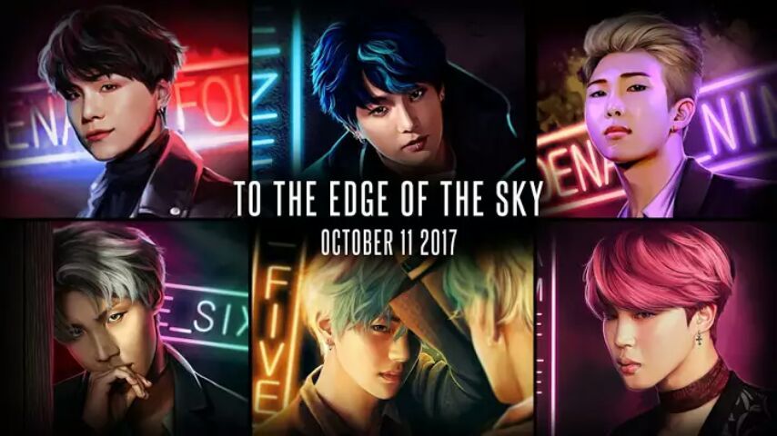 To The Edge Of The Sky Bts Inspired Visual Novel Game Update Army S Amino