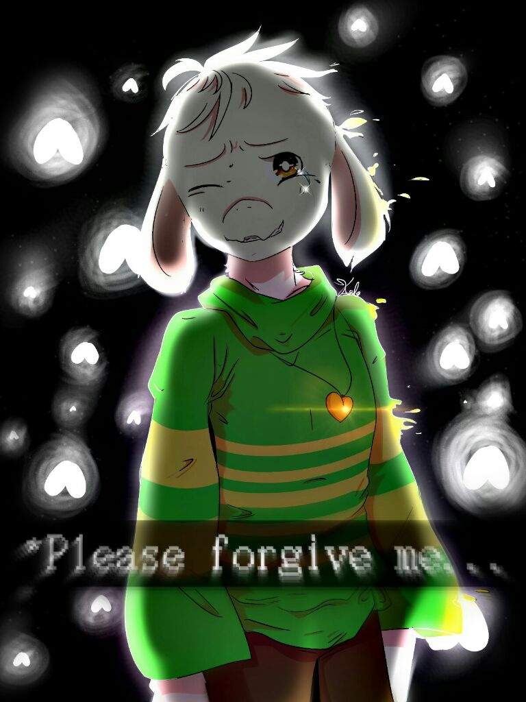 ~Please Forgive me...~Asriel fanart | Undertale Amino